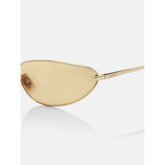 NEW!!! Loewe LW40164U 32E Gold Metal Frame Sunglasses with Amber Lenses main image 6